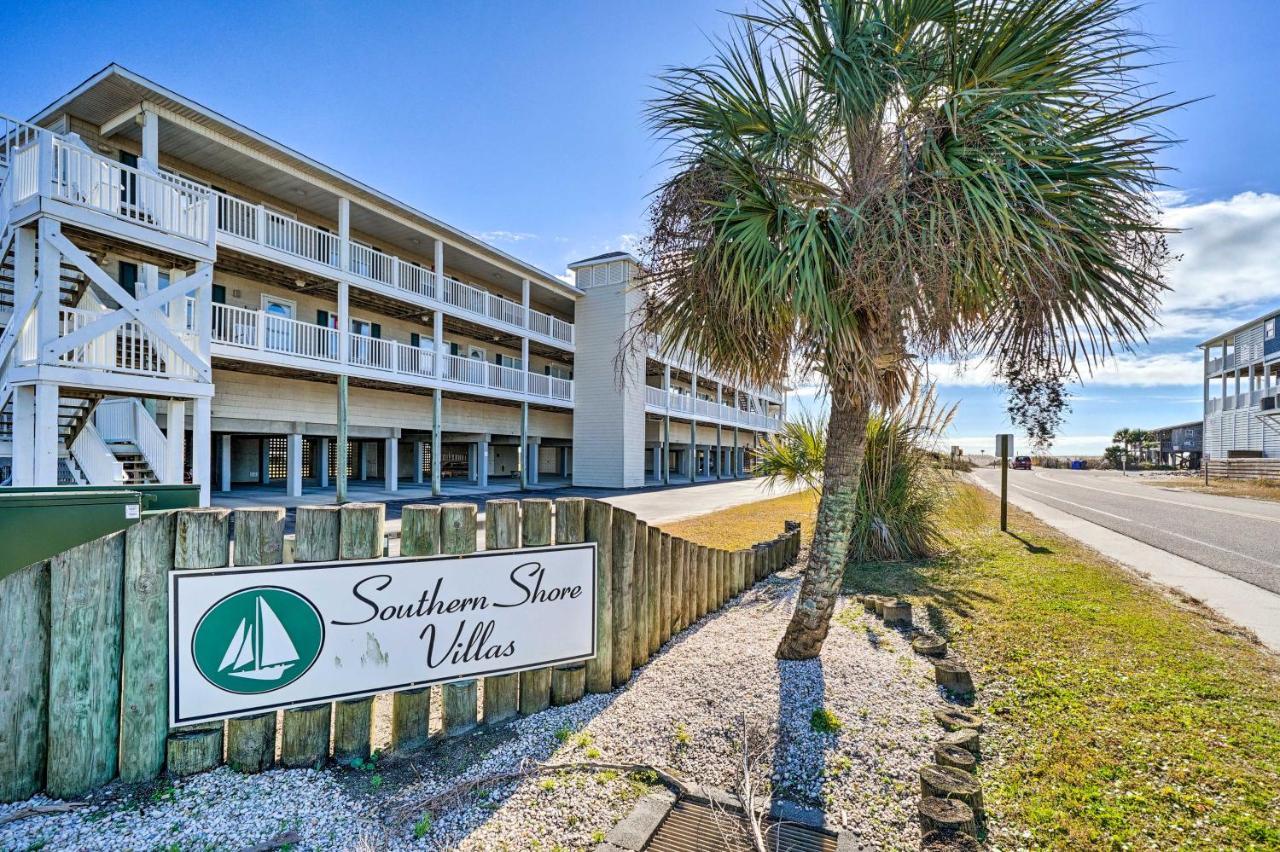 Oak Island Beachfront Condo With Community Pool Dış mekan fotoğraf